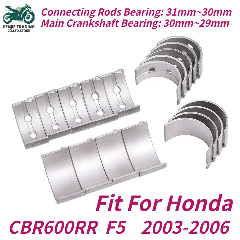 Motorcycle Crankshaft - Biela e Rolamento Principal do Virabrequim