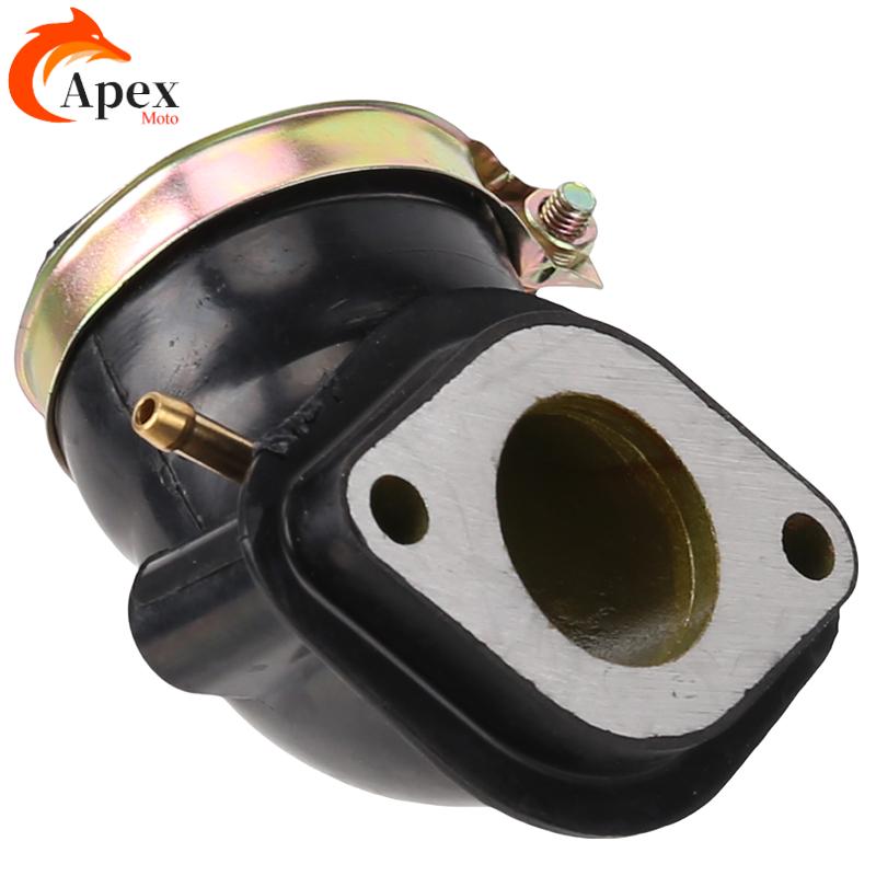 Motorcycle Carburetor - Tubo de admissão Gy6 230cc para