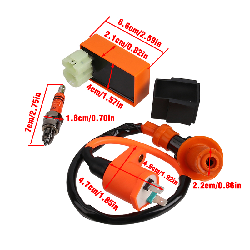 Kit de bobina de ignição de al - Motorcycle Spark Plug avaliação e preço